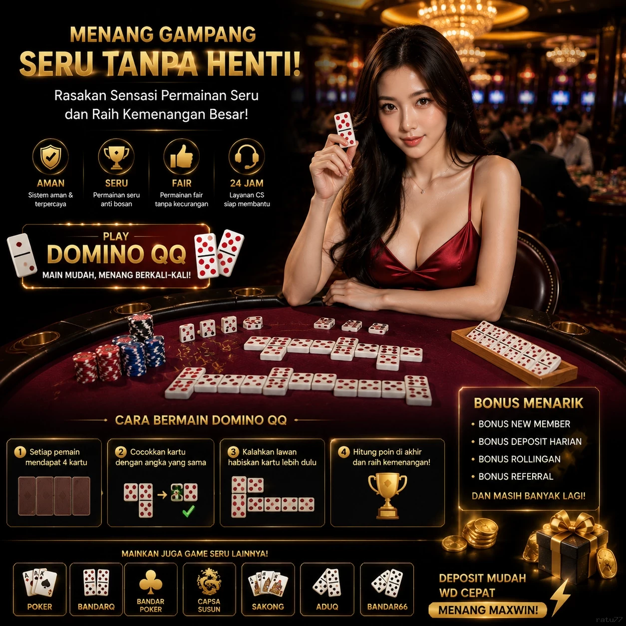 ratu77 - Peningkatan performa dan UI/UX terbaru